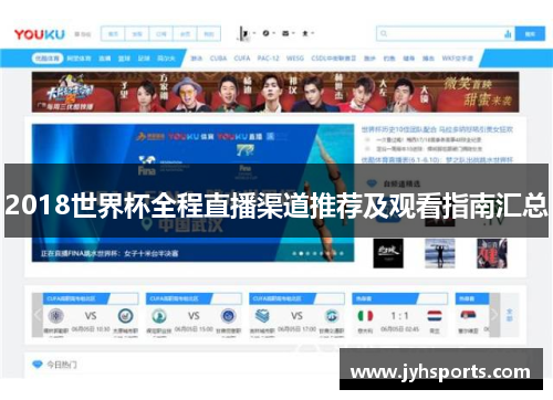 2018世界杯全程直播渠道推荐及观看指南汇总