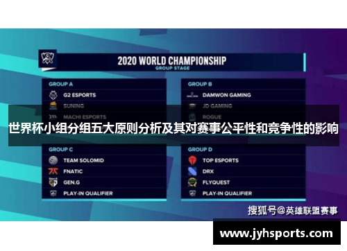 世界杯小组分组五大原则分析及其对赛事公平性和竞争性的影响